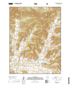 2020 Map of Jackson Draw, 2020 Print
