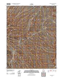 2010 Map of Jakes Knoll, 2010 Print