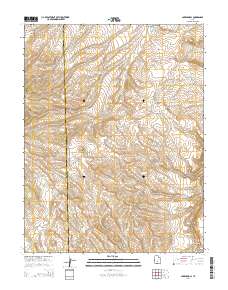 2014 Map of Jakes Knoll, 2014 Print