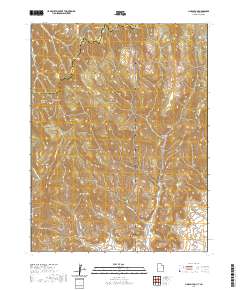2020 Map of Jim Canyon, 2020 Print