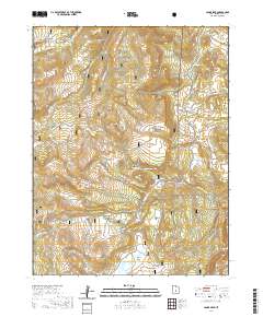 2020 Map of Johns Peak, 2020 Print
