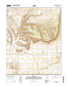 2014 Map of Johnson Lakes, 2014 Print