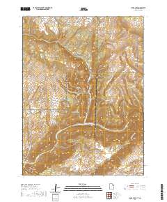 2020 Map of Jones Hole, 2020 Print
