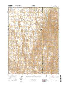 2014 Map of Judd Mountain, 2014 Print