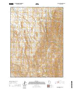 2020 Map of Judd Mountain, 2020 Print