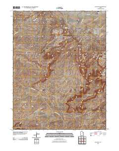 2010 Map of Jug Rock, 2010 Print
