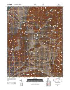 2011 Map of Kane Canyon, 2011 Print