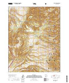 2020 Map of Kane Canyon, 2020 Print