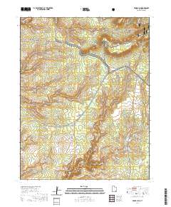 2020 Map of Kane Gulch, 2020 Print