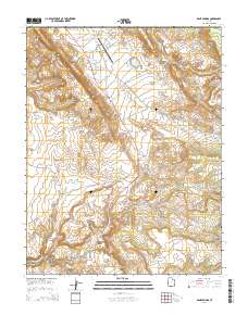 2014 Map of Kane Springs, 2014 Print