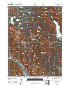 2011 Map of Kidney Lake, 2011 Print