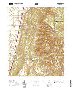 2020 Map of Kolob Arch, 2020 Print