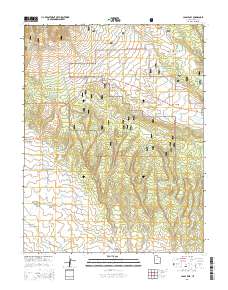 2014 Map of La Sal East, 2014 Print