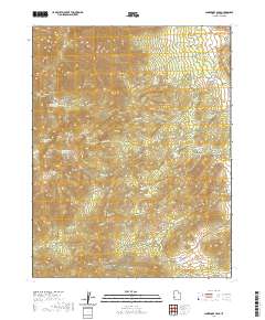 2020 Map of Lamerdorf Peak, 2020 Print