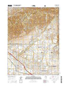 2014 Map of Lehi, 2014 Print