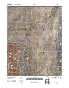 2010 Map of Lime Mountain, 2010 Print
