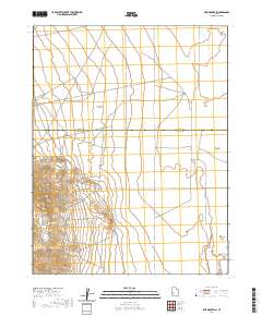 2020 Map of Lime Mountain, 2020 Print