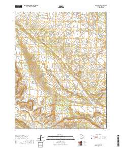 2020 Map of Lisbon Valley, 2020 Print