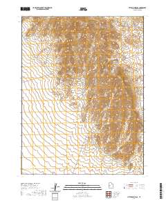 2020 Map of Little Drum Pass, 2020 Print