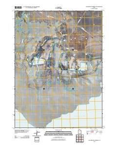 2011 Map of Locomotive Springs, 2011 Print