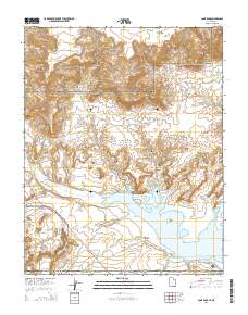 2014 Map of Lone Rock, 2014 Print