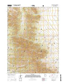 2014 Map of Lookout Pass, 2014 Print