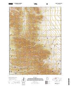 2020 Map of Lookout Pass, 2020 Print