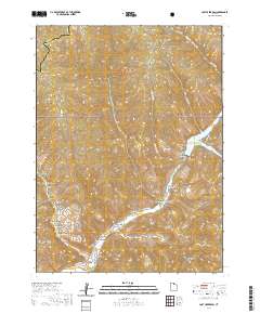 2020 Map of Lost Creek Dam, 2020 Print