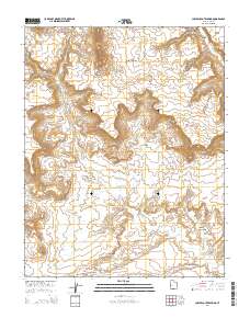 2014 Map of Lower Coyote Spring, 2014 Print