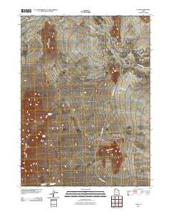 2011 Map of Lucin, 2011 Print