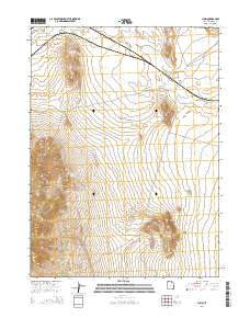 2014 Map of Lucin, 2014 Print