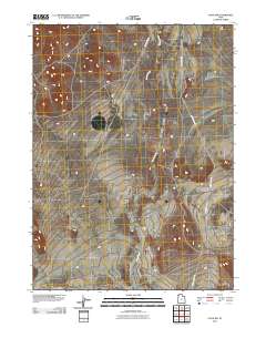2011 Map of Lucin NW, 2011 Print
