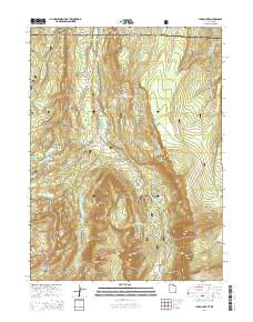 2014 Map of Lyman Lake, 2014 Print