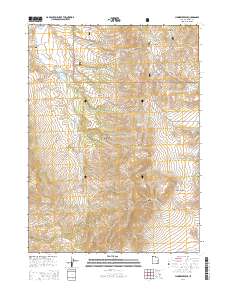 2014 Map of Lynn Reservoir, 2014 Print