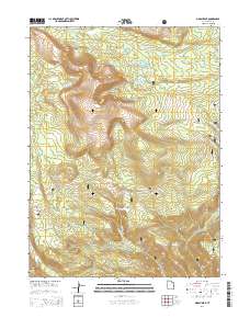 2014 Map of Marsh Peak, 2014 Print