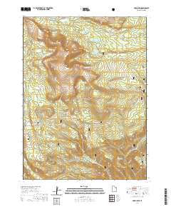 2020 Map of Marsh Peak, 2020 Print