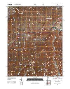 2011 Map of Marysvale Canyon, 2011 Print