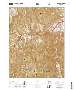 2020 Map of Marysvale Canyon, 2020 Print