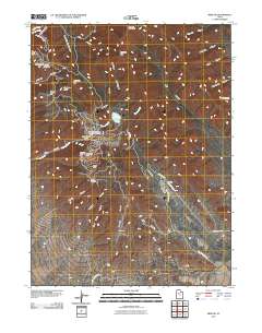 2011 Map of Mercur, 2011 Print