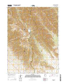 2014 Map of Mercur, 2014 Print