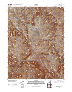 2011 Map of Merrimac Butte, 2011 Print