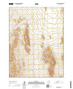 2020 Map of Middle Mountain, 2020 Print