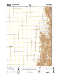 2014 Map of Miners Basin, 2014 Print