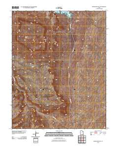 2011 Map of Monitor Butte, 2011 Print