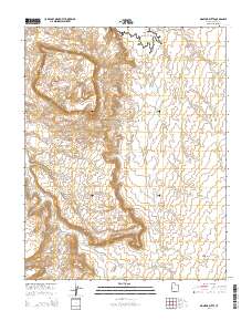 2014 Map of Monitor Butte, 2014 Print