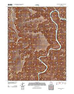 2010 Map of Monument Basin, 2010 Print