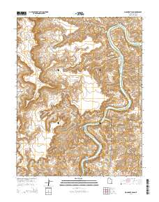 2014 Map of Monument Basin, 2014 Print