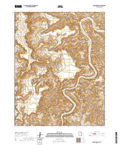 2020 Map of Monument Basin, 2020 Print