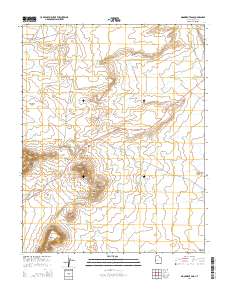 2014 Map of Monument Pass, 2014 Print