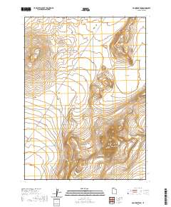 2020 Map of Monument Peak, 2020 Print